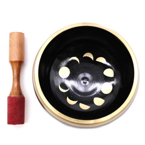 Large Moon Phase Singing Bowl Set