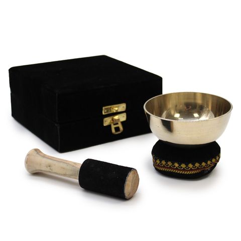 Brass Singing Bowl Gift Set
