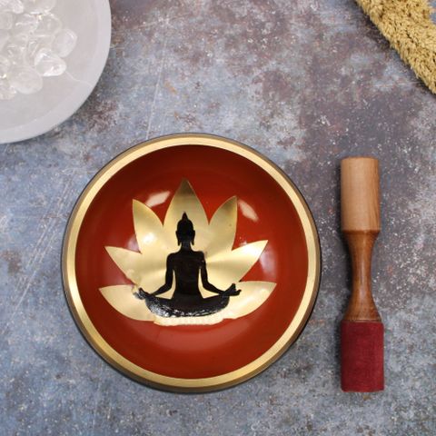 Large Buddha Singing Bowl Set