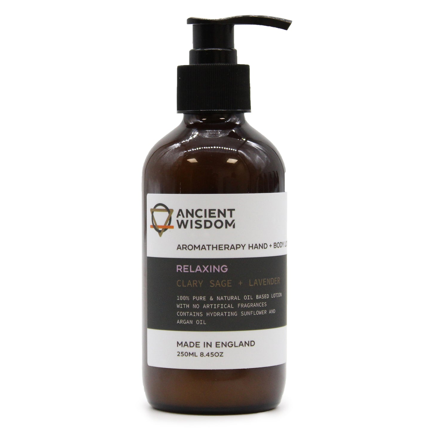 Ancient Wisdom relaxing hand and body lotion with clary sage and lavender in sleep aid relaxation kit