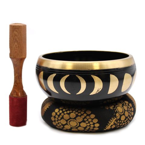 Large Moon Phase Singing Bowl Set