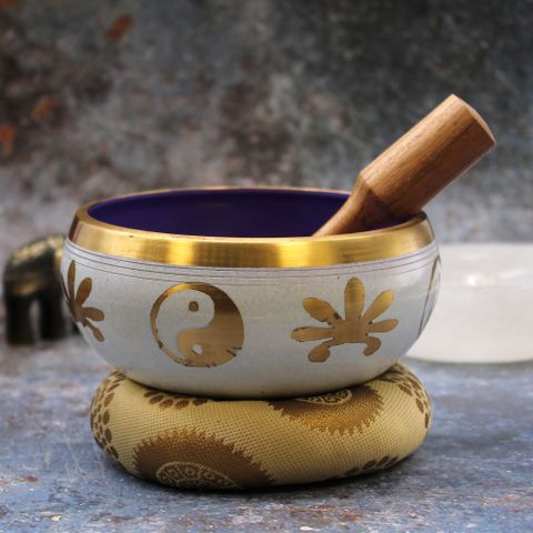 Large Yin & Yang Singing Bowl Set