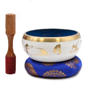 Large Yoga Moves Singing Bowl Set