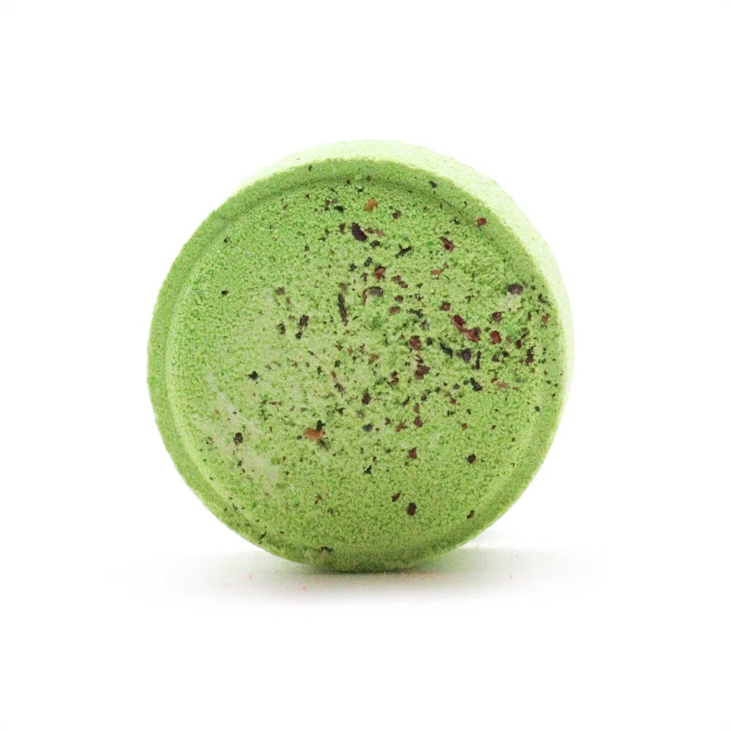 Green essential oil shower steamer from Samsara Wellbeing in Zen shower steamers gift set