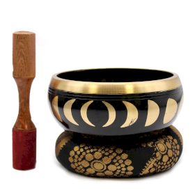 Large Moon Phase Singing Bowl Set