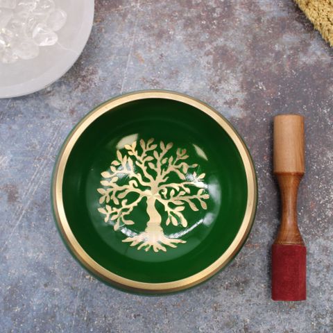 Large Tree of Life Singing Bowl Set